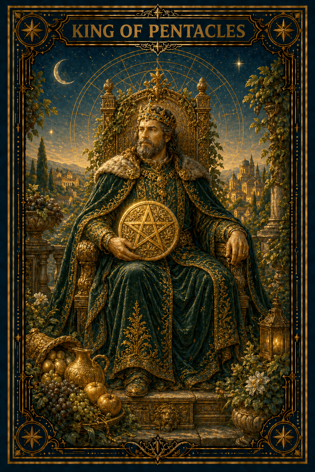 King of Pentacles tarot card