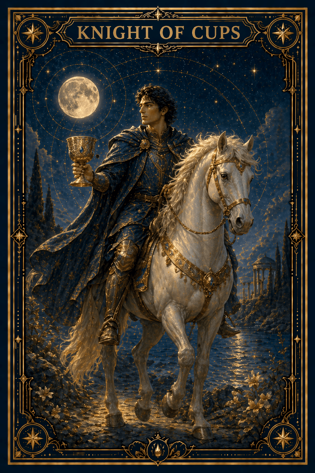 Knight of Cups tarot card