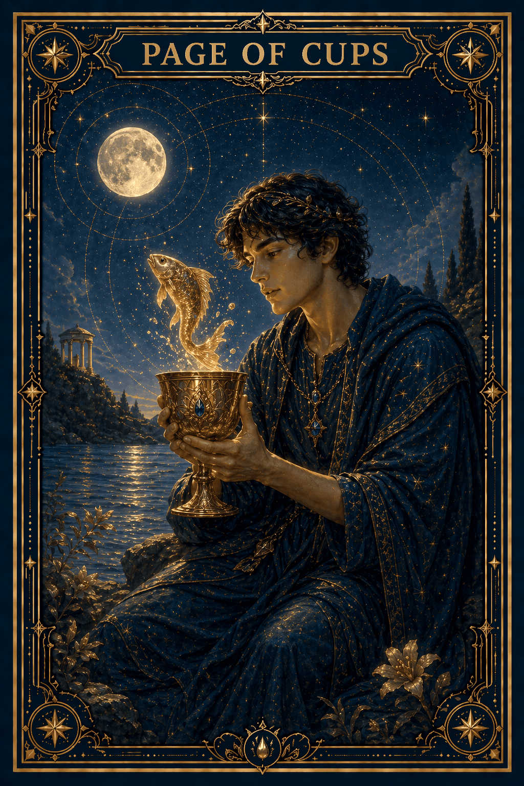 Page of Cups tarot card