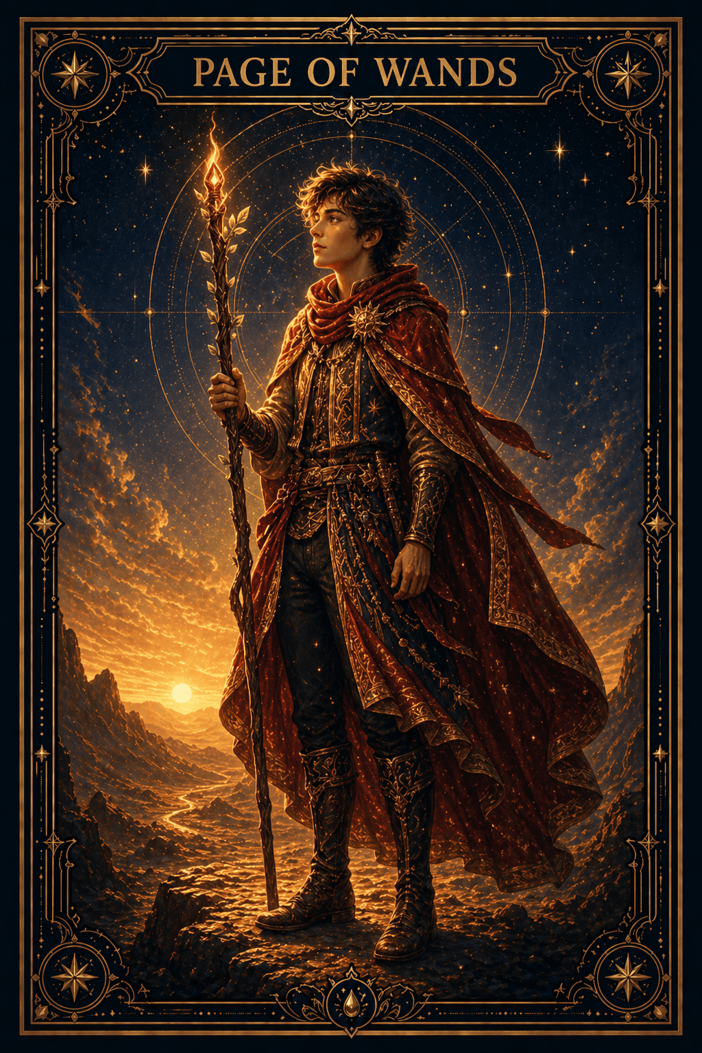 Page of Wands tarot card