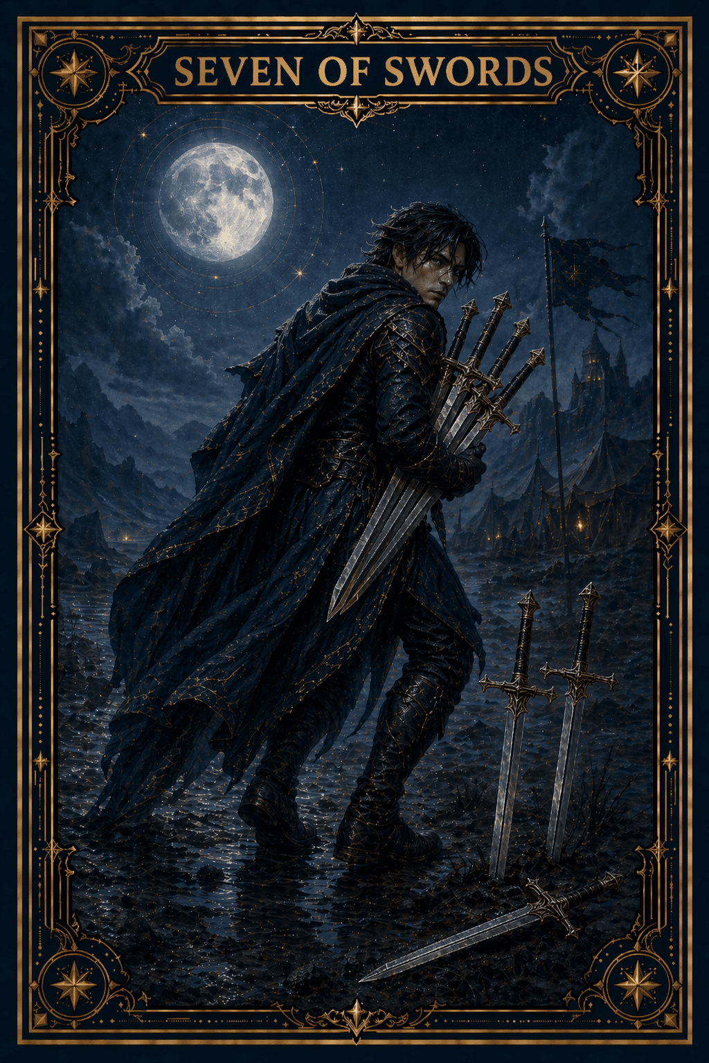Seven of Swords tarot card