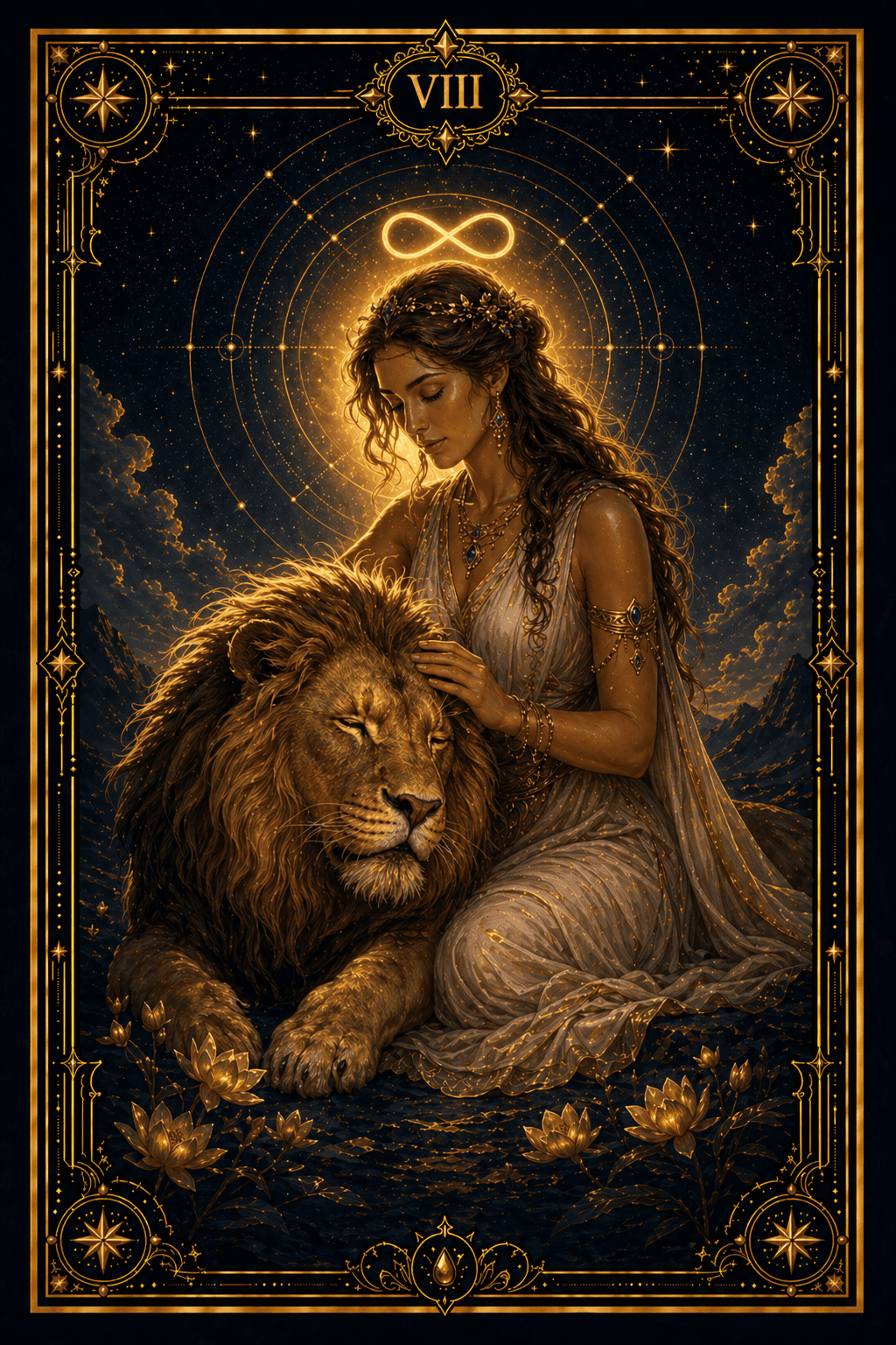 Strength tarot card