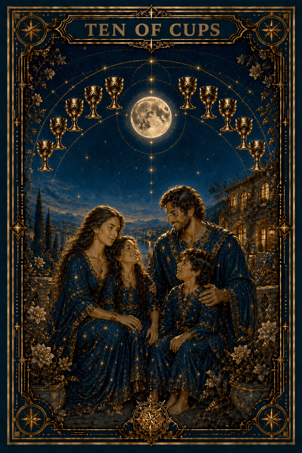 Ten of Cups tarot card