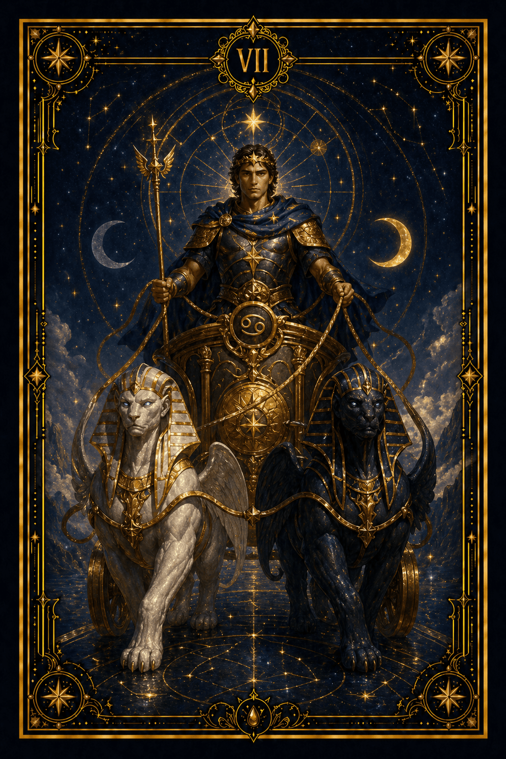 The Chariot tarot card