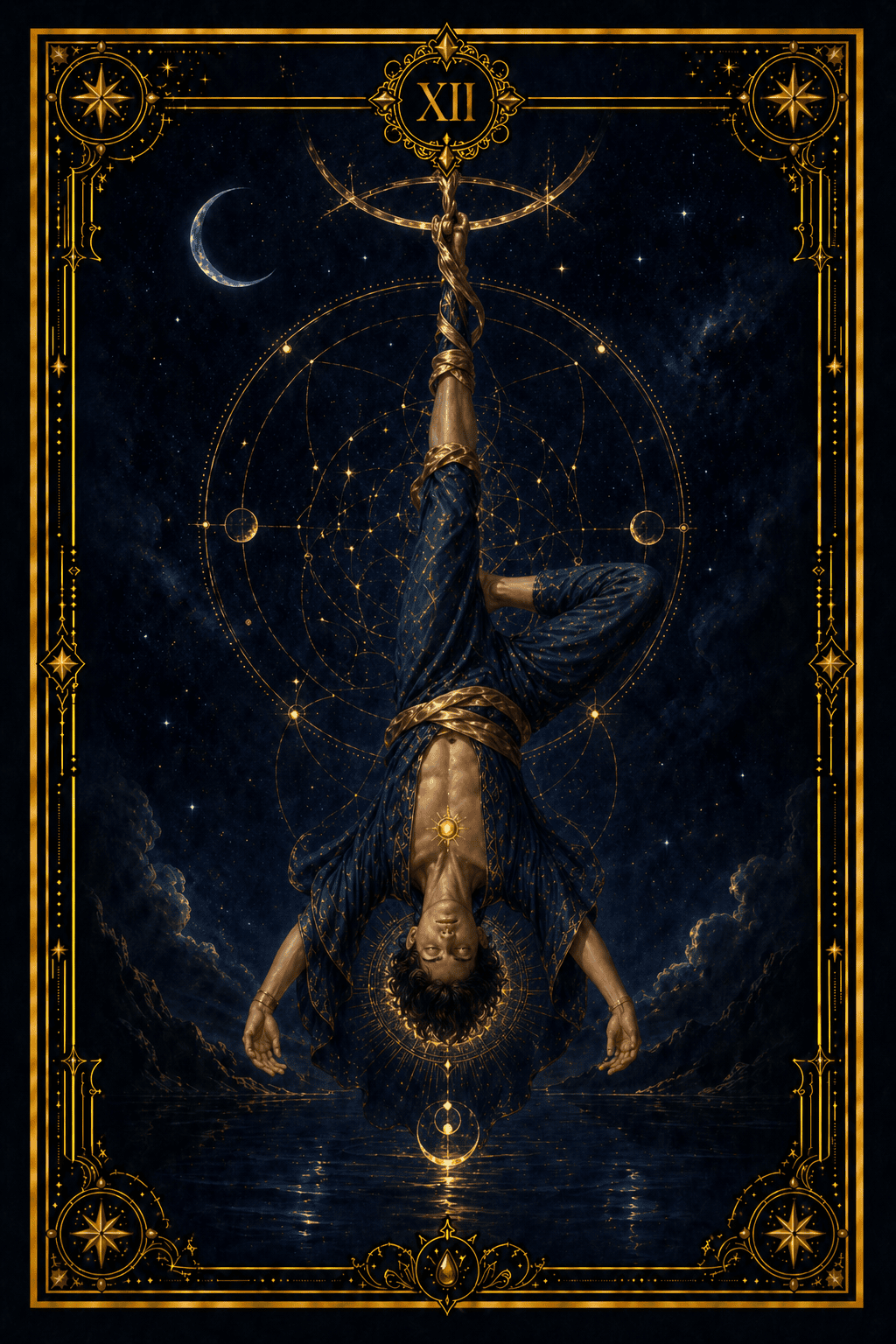 The Hanged Man tarot card