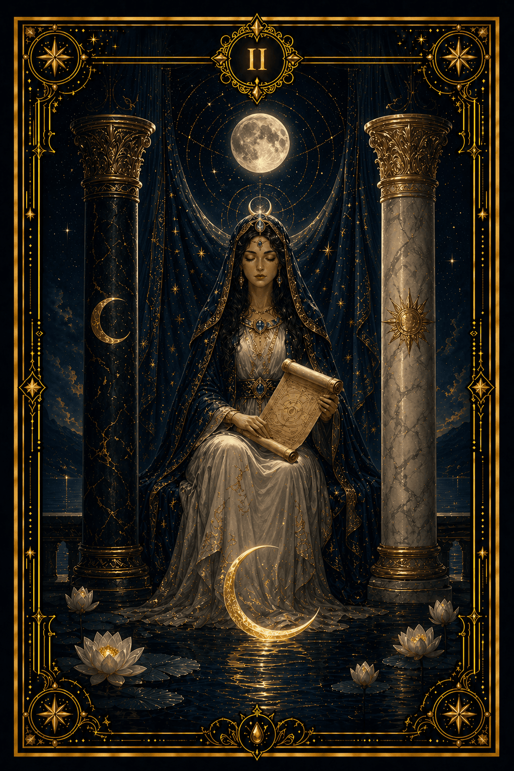 The High Priestess tarot card
