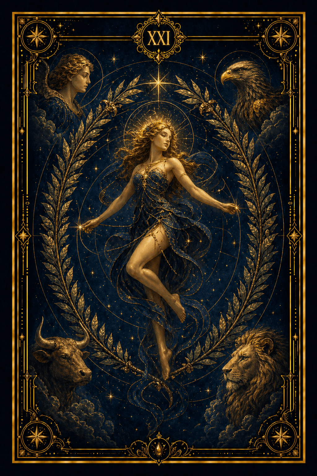 The World tarot card