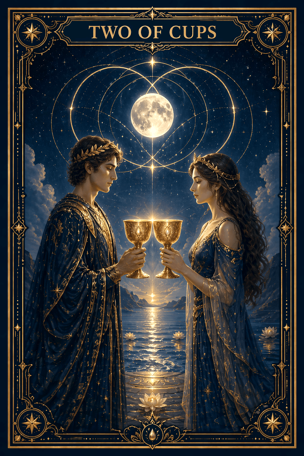 Two of Cups tarot card