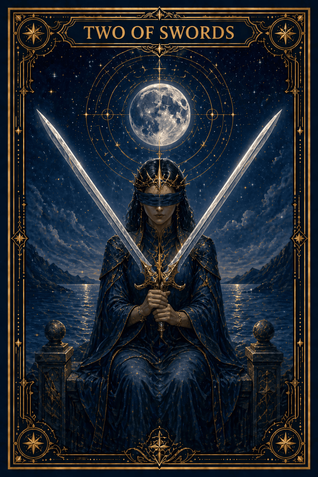 Two of Swords tarot card