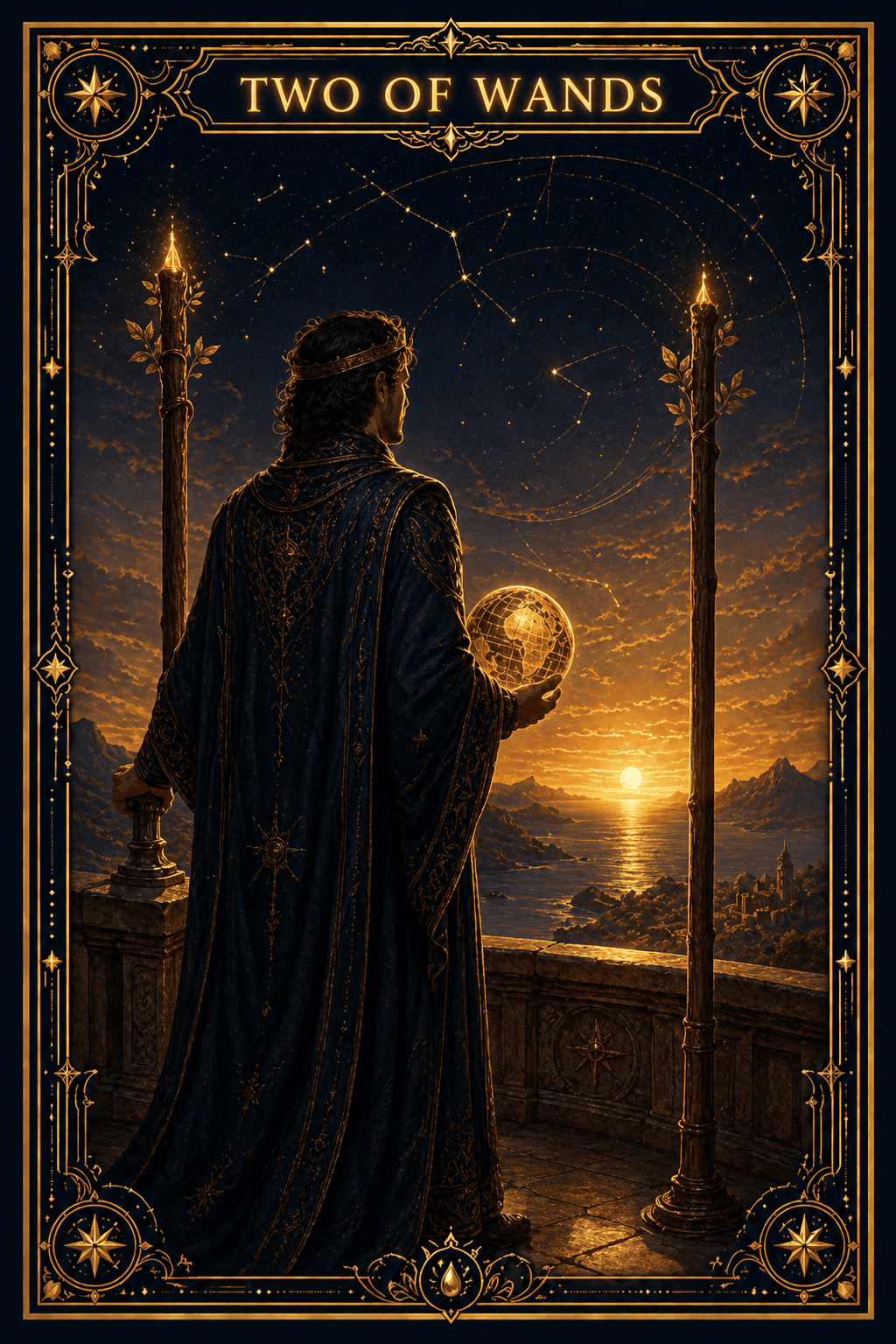 Two of Wands tarot card